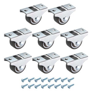 PATIKIL 1�C���`�Œ�L���X�^�[�z�C�[�� �������g�b�v�v���[�g�t�� TPR�{�[���x�A�����O���^���]�L���X�^�[�z�C�[�� �Ƌ�����o�����[�{�b�N�XDIY�v���W�F�N�g�p-8�i���F�j