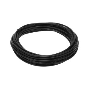 VekAuto 1 Pcs グラウンドワイヤー 10m パワーワイヤー ユニバーサル カーラジオ、自動車、カースピーカー 完全絶縁& ソフトタッチジャケット TC ブラック 20AWG 2 コンダクター