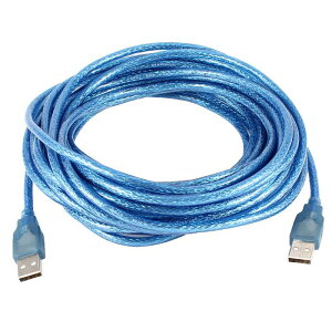 uxcell送料無料10MロングUSB2.0タイプAオスーオスタイプA延長ケーブルコードブルー