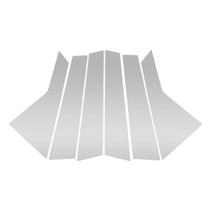VekAuto Cadillac�ɑΉ�CT6 2016-2020�p6����h�A�s���[�E�B���h�E�g���� �V���o�[�g�[�� �t�����g���A���E �A���`�X�N���b�`�X�e�b�J�[�s���[�|�X�g �h�A�A�E�^�[�G�N�X�e���A�J�o�[
