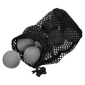 PATIKIL ゴルフ練習用ボール 10個 EVA フォーム スイング練習 トレーニングラウンドボール メッシュバッグ付き 屋内 屋外 ゴルフ テニススポーツ用 ダークグレー