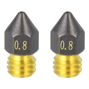 2�� 0.8mm MK8�^���m�Y�� M6�l�W PTFE�R�[�e�B���O�m�Y���L�b�g 3D�v�����^�[�A�N�Z�T���[ �����p��[�ϖ��� MK3S Mini 3D�v�����^�[�z�b�g�G���h�����`�b�v