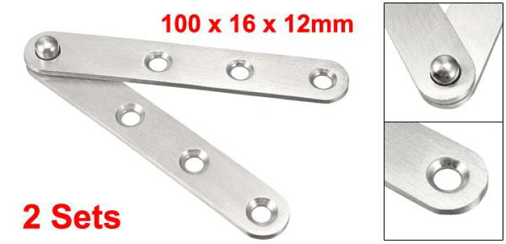 楽天市場】ドアピボットヒンジ 360度回転 ステンレス鋼 100mm x 16mm 2 