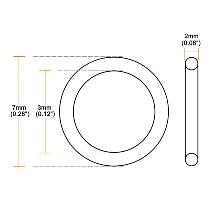 送料63円 ニトリルゴム 2mm 25ケセット Oリング パッキン 内径3mm 外径7mm 幅 線径 いつでも送料無料 Oリング 送料63円 ニトリルゴム 2mm 25ケセット Oリング パッキン 内径3mm 外径7mm 幅 線径 いつでも送料無料 Oリング