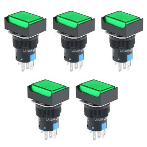 �v�b�V���{�^���X�C�b�` �����a16mm 1 NO 1 NC �v���X�`�b�N�ޗ� DPDT DPST SPDT 5����