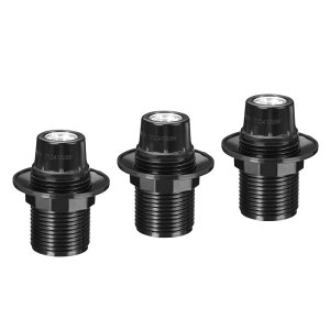PATIKIL E14�d���z���_�[ ���C�g�\�P�b�g 3�� �˂����� �S�˂� LED�d�������v�z���_�[ �y���_���g���C�g�p �u���b�N