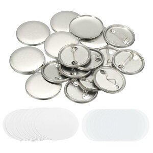 PATIKIL 32mm uN{^pi 50 EhobWp[c DIY Ehs[J[Lbg ^Jo[t{^@p ^x[X tB 