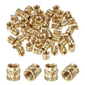 M METERXITY 70�p�b�N�̃l�W���݃C���T�[�g M4 x 6mm x 6mm�^�J�������m�u���g���b�N�i�b�g �v���X�`�b�N/DIY 3D�v�����g���i�p�̐^�J�q�[�g�Z�b�g�C���T�[�g���ߍ��݃i�b�g