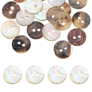40���� �V�R�L�k�{�^�� 11.5mm 2�� �^��L �N���t�g �V�F�� �ٖD�{�^�� �� �V���c �����s�[�X �ٖD DIY �N���t�g���� �_�[�N�X���[�N�O���[