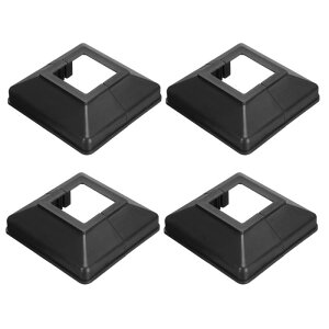 PATIKIL 4�Z�b�g�̃t�F���X�|�X�g�X�J�[�g 1.6 x 1.6�C���`�̃X�N�G�A�X�v���b�g�X�^�C���f�b�L�|�X�g�x�[�X�J�o�[�v���X�`�b�N�t�����W�x�[�X�V���[�Y �肷��t�F���X�K�i�肷��|�[�`�p