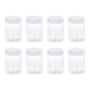 �v���X�`�b�N�� �ۂ��r �z���C�g�l�W�g�b�v�W �N���A�R���e���i�[ ���~�p 10oz/ 300ml 10��