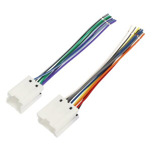 X AUTOHAUX カーステレオCDプレーヤー線束セット ワイヤーラジオアダプター取り付けプラグ 70-7550 Nissanに対応 1995-2006用