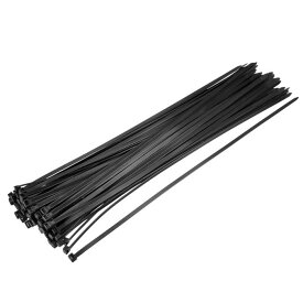 ケーブルジップタイ 450 mmx4.2 mmセルフロック ナイロンタイラップ 60個 ブラック 450mmx4.8mm