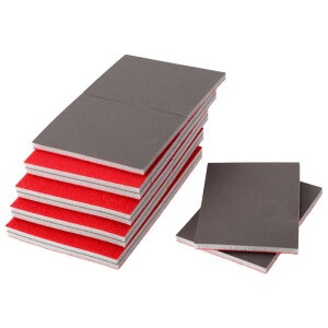 TUCKBOLD 20個3.94 x 2.95インチP3000サンディングスポンジファインサンディングパッド金属木材乾壁壁石自動車塗料プラスチックDIY 0.2インチ