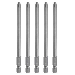 5 #2 tFvXhCo[rbg PH2 1/4" wbNX VN 4" (100mm) C S2 X`[ C_XgA O[h XN[hCo[rbg NX wbh dh rbg 0.197" (5mm)