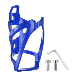 自転車用ウォーターボトルホルダー 5.2" PC製 ユニバーサル 自転車ボトルケージ 超軽量 サイクリング用水分補給ブ ラケット MTB マウンテン ロード グラベル用 スクリュー付き ライトブルー