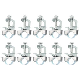 10個セット コンジットハンガーとビームクランプ。1" 25mm パイプサポートブ ラケット ツタム コンジット パイプ ケーブル
