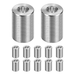 M METERXITY 12PCS M6 304�X�e�����X�X�`�[���X�y�[�T�[ 6mm ID x 14mm OD x 20mm l ���^���X�N�����[�X�^���h�I�t�u�b�V���O ��s�@�d�グ ���E���h�X�y�[�T�[ 304�X�e�����X�X�`�[�� �X�N�����[�{���g�p