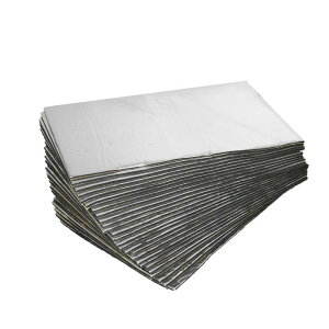 車用断熱マット 防音マット 断熱材 断熱マット 断熱シート デッドニング 遮音防音材料 アルミ繊維 熱反射 吸音 自動車 ドア断熱 エンジン 屋根用 50cm*30cm 厚さ5mm 27枚入り