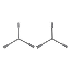 2pcs Y^ 3EFC \Pbg ` 11mm 13 mm 15mm Long 6ۂƓZpXpi oCNwbNX` gNXpi ]ԃTCNOCpn[hEFAc[, Grey