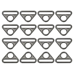 �g���C�A���O���o�b�N���A�W���X�^�[ 16���� 32 mm �g���C�A���O�� D�����O �A�W���X�^�[�g���C�A���O�� �o�[�X�C�x���N���b�v�t�� �E�F�r���O�o�b�O�X�g���b�v�p �_�[�N�O���[