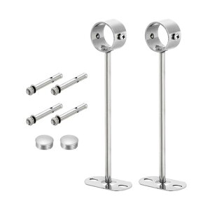 2�Z�b�g �J�[�e�����b�h�u ���P�b�g 32mm/1.26" �p�C�v����250mm/9.84" �X�e�����X���J�[�e�����b�h�t�b�N�n���K�[ �Ǘp���[�h���[�u�p�C�v�J�[�e���p�C�v �V���o�[