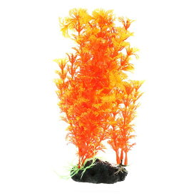 VOCOSTE 水族館プラスチック植物ツリー 水族館 模擬 プラスチック 植物 水槽 プラスティックツリー 風景植物装飾用 1個 レッド 20 cm