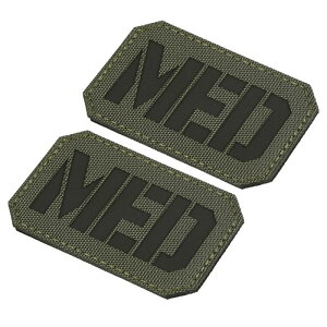 PATIKIL ����MED�p�b�` 80 x 50 mm 2�� IR �M�� EMS EMT �t�b�N�ƃ��[�v�t�@�X�i�[ �A�b�v���P�o�b�` �ߗ� �o�b�N�p�b�N�p �� �u���[