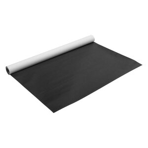 A ABSOPRO 自己粘着性のあるレザー補修パッチ 強い粘着力 50x100cm レザー補修テープ PVCフェイクレザー ブラック 1枚