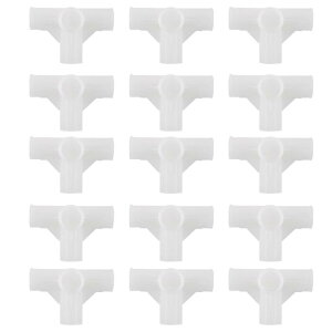 靴ラックコネクタフィッティング 内径13 mm 3つの方法 修理用シューズラックワードローブ 部品交換 15個 4ウェイ2:58mm x 39mm x 37mm