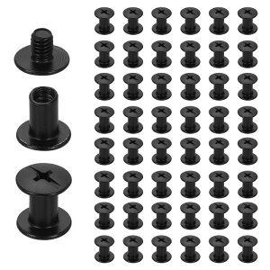 50�Z�b�g �V�J�S�X�N�����[ M5 x 8mm 10mm ���� ���� Phillips �l�C�� ���x�b�g �X�^�b�h �X�N�����[ �{���g ���x�b�g �o�C���f�B���O �|�X�g �X�N�����[ DIY ���U�[ �x���g �o�b�O �N���t�g ���{, ��