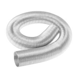 VekAuto 60mm Dia 180cm �ԗp�q�[�^�[�_�N�g�p�C�v �A���~���g�[�G�A�_�N�g�z�[�X �f�B�[�[���q�[�^�[�p �V���o�[�g�[��