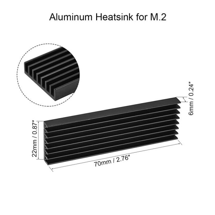 楽天市場 ソウテン M 2アルミヒートシンクキット 冷却フィン ラジエーターフィン 70x22x6mm E形 ブラック 2280 Ssd用 ソウテン 楽天市場 ソウテン M 2アルミヒートシンクキット 冷却フィン ラジエーターフィン 70x22x6mm E形 ブラック 2280 Ssd用 ソウテン
