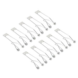 PATIKIL 70x24 mm �_�E�����C�g�΂˃N���b�v 20�� �����_�C�I�[�h �����^�Ɩ��A�N�Z�T�� �Œ�N�����v �V�[�����O�����v�p