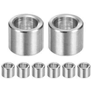 M METERXITY 8PCS M8 304�X�e�����X�X�`�[���X�y�[�T�[ 8mm ID x 12mm OD x 10mm l ���^���X�N�����[�X�^���h�I�t�u�b�V���O ��s�@�d�グ ���E���h�X�y�[�T�[ 304�X�e�����X�X�`�[�� �X�N�����[�{���g�p