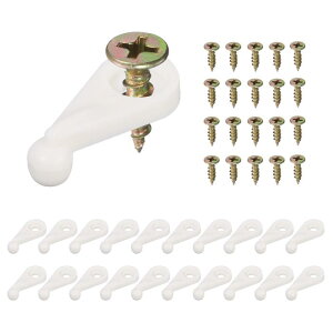 20�Z�b�g�̃K���X�Œ�N���b�v�L�b�g 1"�̃v���X�`�b�N�K���X�L���r�l�b�g�N���b�v��4mm���̃K���X�L���r�l�b�g�h�A�~���[�p�̃l�W�t�� �z���C�g