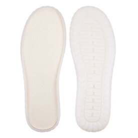 靴のアウトソールパッド USサイズ 10 滑り止め ぬいぐるみマット 織り 下部の保護 DIYスリッパ用 サンダル用 ホワイト 1ペア