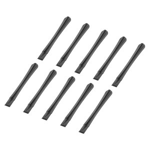 プラスチックスパッジャープライ オープニング修復ツール 携帯電話 PC タブレット ノートパソコン 液晶画面 スマートフォン修理用 85x8.5 mm ブラック10個