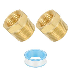 PATIKIL 1/4" N PTX x 3/8" N PTIX^JpCvp GALPKXp̃pCvRlN^kpA_v^[ PTFEe[vt - 2