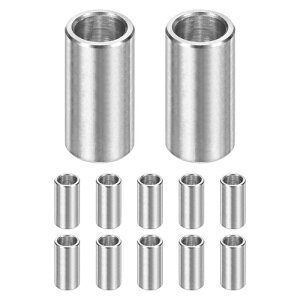 M METERXITY 12PCS M7 304�X�e�����X�X�`�[���X�y�[�T�[7mm ID x 10mm OD x 20mm l ���^���X�N�����[�X�^���h�I�t�u�b�V���O��s�@�d�グ���E���h�X�y�[�T�[304�X�e�����X�X�`�[���p�l�W�{���g�V���o�[