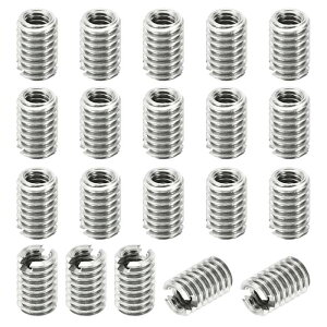 PATIKIL �l�W�A�_�v�^�[ �X���[�u���f���[�V���O�i�b�g 20�� M4x0.7�I�X-M2.5x0.45���X �C���T�[�g�i�b�g�C�� �l�W�����@ �X�e�����X���t�@�X�i�[ 6 mm