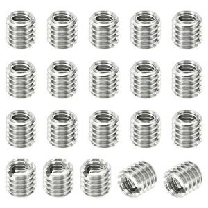 PATIKIL lWA_v^[ X[uf[VOibg 20 M6x1IX-M4x0.7X CT[gibgC lW@ XeXt@Xi[ 6 mm