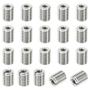 PATIKIL lWA_v^[ X[uf[VOibg 20 M12x1.75IX-M6x1X CT[gibgC lW@ XeXt@Xi[ 15 mm