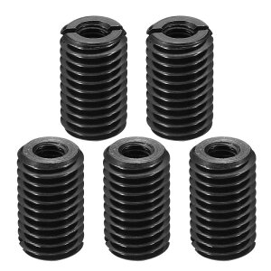 PATIKIL 45#�Y�f�|�� �˂����ݏC���C���T�[�g�i�b�g 5�Z�b�g M6x1���X����M12x1.75���X�� �����x�X�N�����[�X���[�u�C���T�[�g���f���[�T�[�i�b�g�A�_�v�^�[ ���f���[�T�[20mm