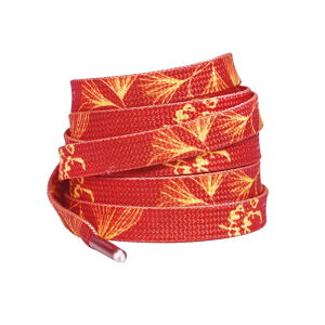 Elerevyo Flat Thin Shoelaces Dragon Phoenix Auspicious Clouds Red Canvas Shoes Sneakers Shoelaces Wedding Celebration Red 01 120cm/47.2"