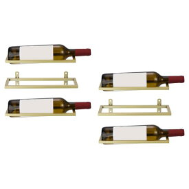 ワインホルダー ワインスタンド ワイン棚 家庭キッチンバー装飾 ゴールド 6