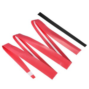 PATIKIL 110cm テニスラケットグリップテープ ダンピングリッジ付き 6本 オーバーグリップ 吸収性 伸縮性 滑り止め バドミントン 釣り竿用 レッド