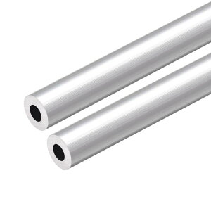 6063�A���~�j�E���ۊ� 300mm���� �O�a12-13 mm �V�[�����X�A���~�j�E���X�g���[�g�`���[�u 6mm ID x 12.7mm OD�A2��