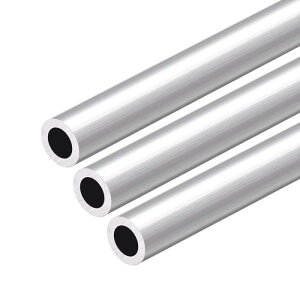 6063�A���~�j�E���ۊ� 300mm����18mm�O�a 5-15mm���a �V�[�����X�A���~�j�E���X�g���[�g�`���[�u 11mm ID x 17mm OD�A3��