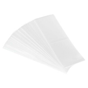 PATIKIL 110x35mm 穴あきシュリンクバンド 250本 PVC熱収縮ラップバンド 適合キャップ径68-69mm 瓶缶用 クリア